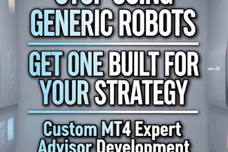 build a custom mt4 forex robot based on your trading strategy