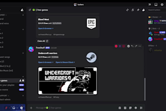 design a complete, clean, and automated discord server