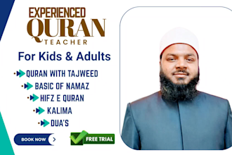 be your quran teacher and islamic studies tutor