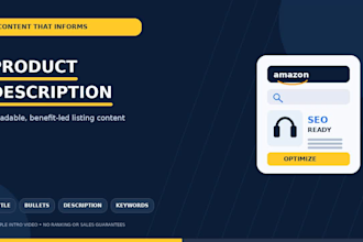 create SEO optimized product listings