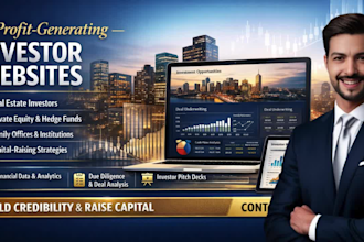do capital raising capital markets advisory agency investor pitch deck website