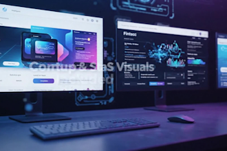 design ai website hero images and landing page banners