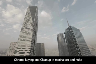do chroma keying and cleanup in nuke