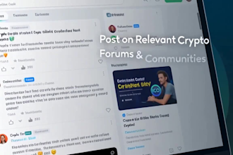 promote your ico, token, nft, or crypto project on forums