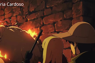 do 2d traditional anime music video frame by frame hand drawn line art video