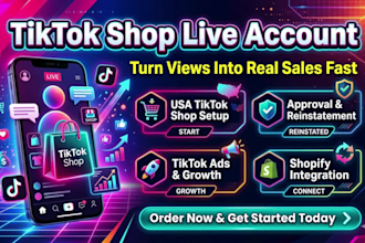 setup tiktok live shop tiktok shop manager tiktok marketing