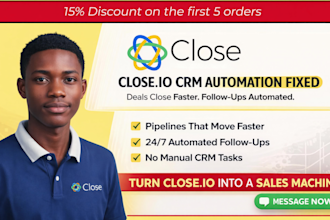 setup close io crm automation sales pipeline close io integration to close deals