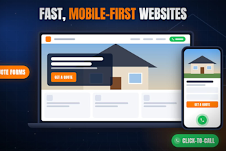 design construction, roofing, plumbing, hvac, and contractor website