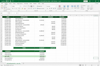 do bookkeeping, data entry, and bank reconciliation