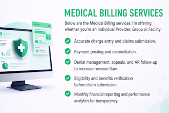 handle medical billing, credentialing efficiently and streamline rcm
