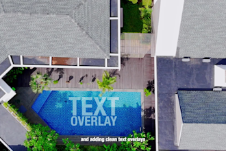 do professional real estate video editing for luxury listings
