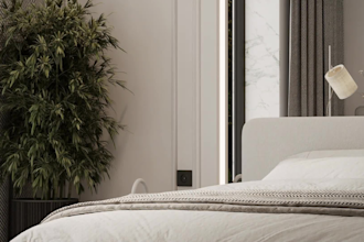 create photorealistic bedroom interior renders