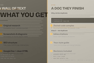 write b2b technical documentation saas articles how to guides or case study
