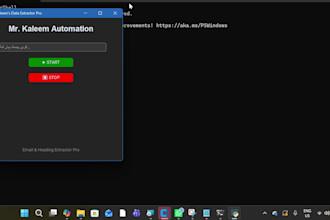 build a custom python web scraper and automation bot