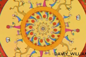 create trippy animated psychedelic lyric and music videos