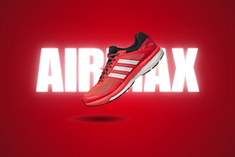 create product animated promo video sneakers, shoes