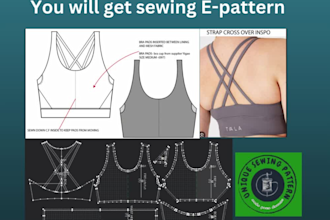 create garment sewing patterns with grading