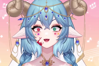 draw and rig live2d vtuber model, 2d vtuber commission, 2d vtuber model avatar
