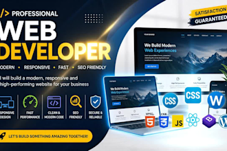 design and develop a fast, responsive website