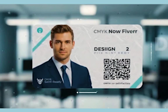 design unique and modern student or staff id cards