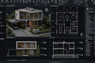 do architecture exterior interior design sketchup revit 3d modeling 3d rendering