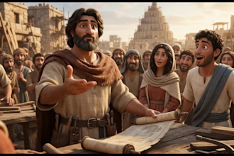 do ai bible animation, ai bible storytelling, 3d bible story video