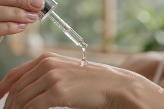 design aesthetic skincare and beauty social media post