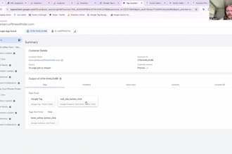 set up google analytics, GTM, and custom event tracking