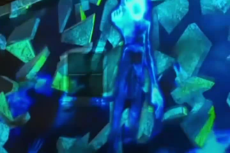 create 3d projection mapping, spooky halloween haunted house visuals and vj loop