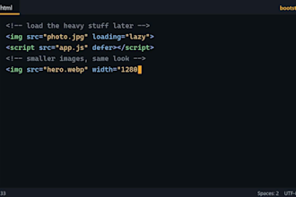 speed up your website and fix slow loading pages
