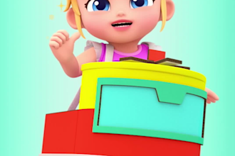create stunning 3d animation for kids cartoon story videos