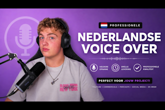give you a professional dutch voice over