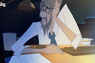 do 2d traditional animation anime style combat animated short film tiktok gif