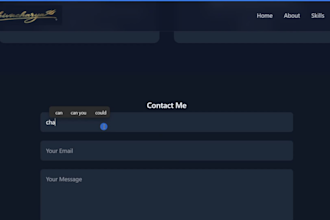 build a responsive react website or frontend