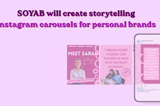design engaging instagram storytelling carousel posts for personal brands