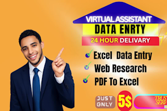 do for you data entry, web research, copy and paste