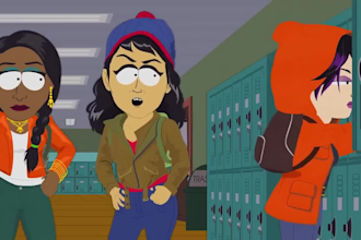create custom south park style 2d animation cartoon video