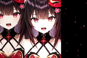 create detailed vtuber model with rigging and face tracking using live2d