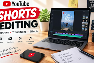 edit engaging youtube shorts with captions and effects