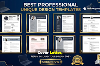 create impressive resume, CV and linkedin profile optimization