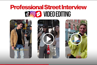 edit engaging street interviews that go viral