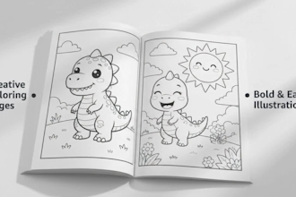 design a personalized quote coloring book with custom interior pages for KDP