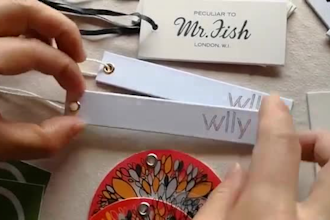 make clothing tag card hanging card clothing cards punch cards