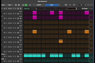 program a trap, dancehall or reggaeton drum loop for your song