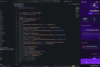 develop a premium, production ready flutter mobile app for ios and android