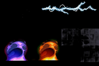 do pixel art effect, skill icon, game vfx effect,  spell animation for games