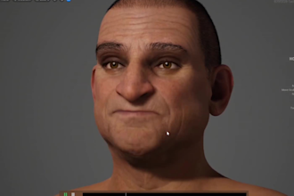 create 3d metahuman rig 3d stylized model on cc4 cc5 c4d blender ue5 and unity3d