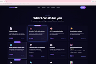 build a modern responsive website for your business, portfolio or startup