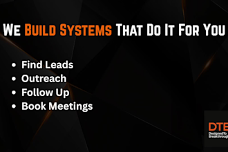build an ai lead generation system that books sales calls