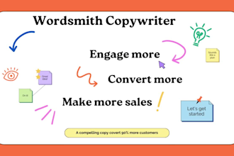be your b2c and b2b sales page copywriter with high quality copywriting